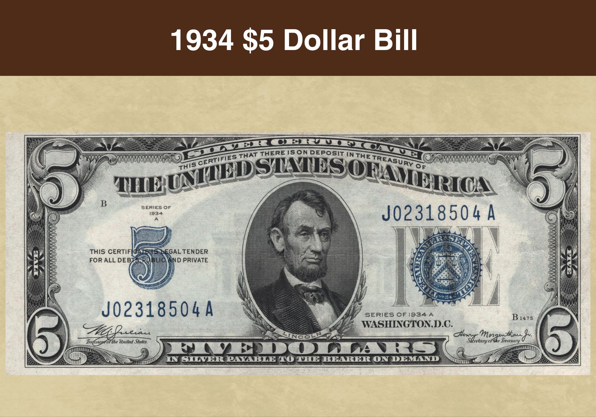 Rare $5 Silver Certificate Bill: Values & History 9 Rare $5 Silver Certificate Bill: Values & History