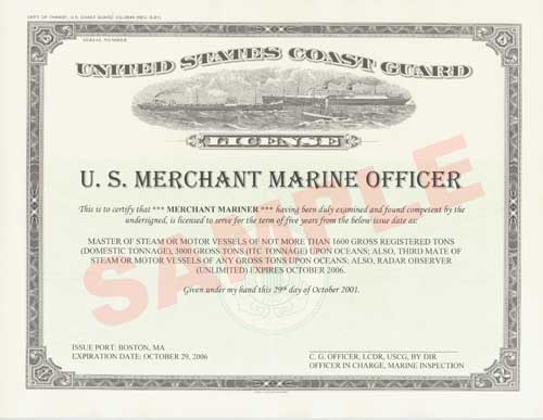 Easy Merchant Mariner Certificate Printing 15 Easy Merchant Mariner Certificate Printing