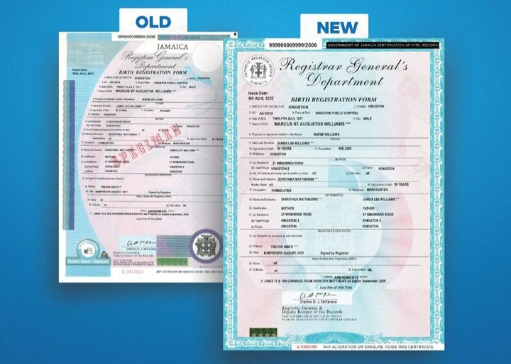 Lost Certificate? Get a New Jamaican Birth Certificate 7 Lost Certificate? Get a New Jamaican Birth Certificate