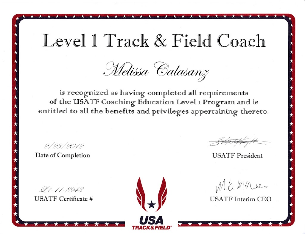 Get USA Track & Field Coaching Certification +