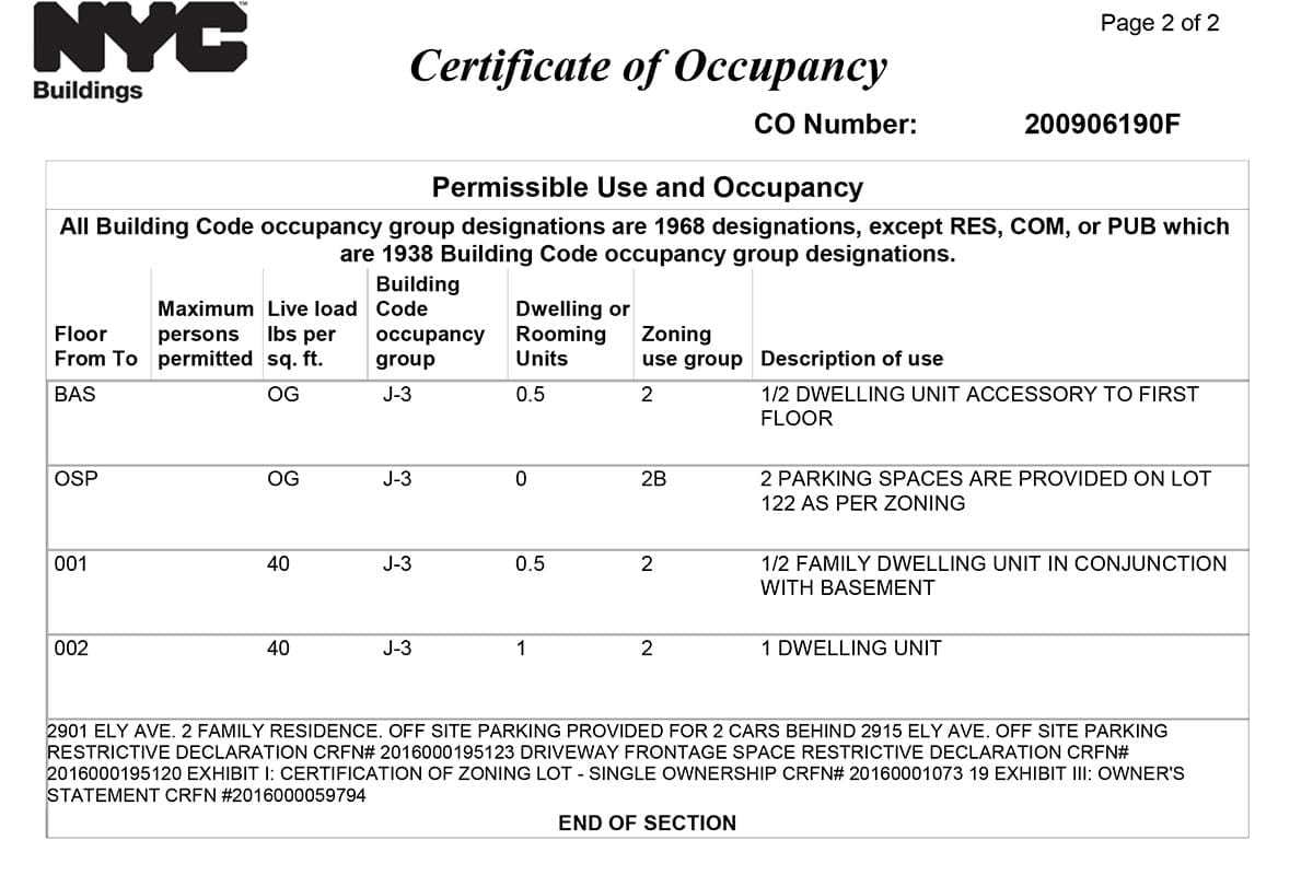 NYC Certificate of Occupancy: Get Your CO Fast! 26 NYC Certificate of Occupancy: Get Your CO Fast!