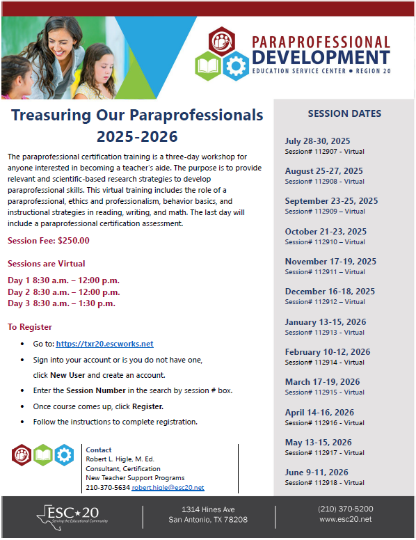 Get Your Texas Paraprofessional Certification Fast!