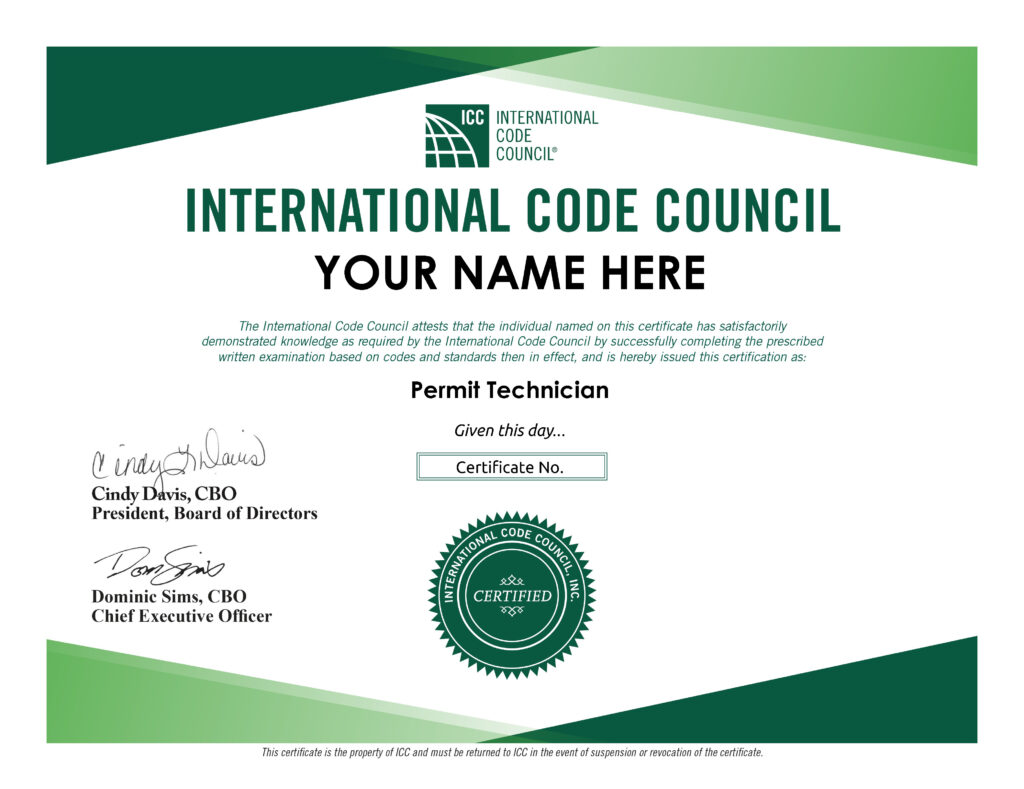 get icc permit technician certification prep pass