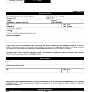 get your louisiana resale certificate fast amp easy