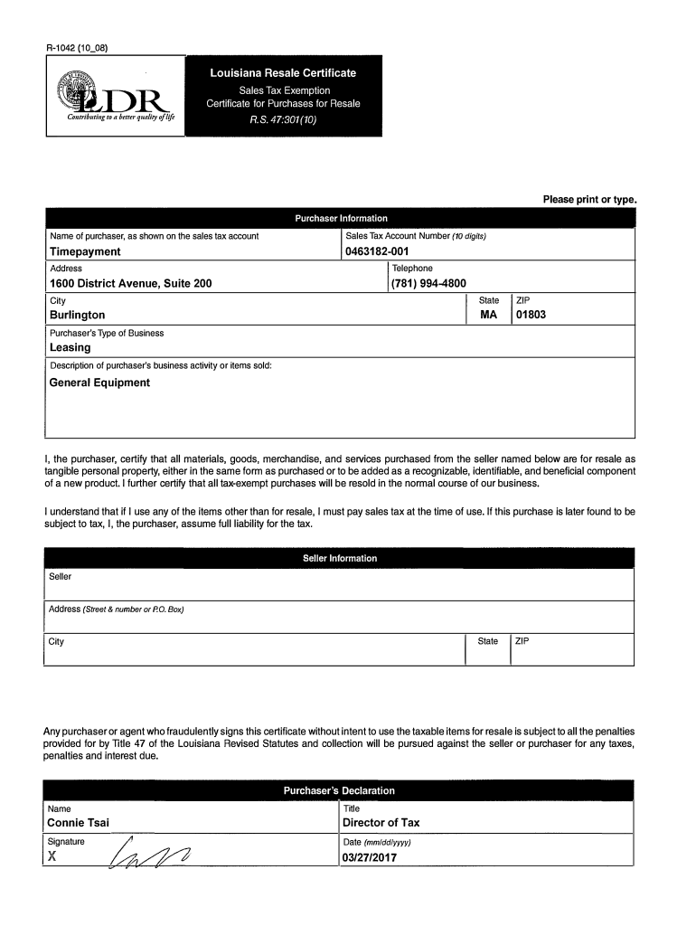 get your louisiana resale certificate fast amp easy