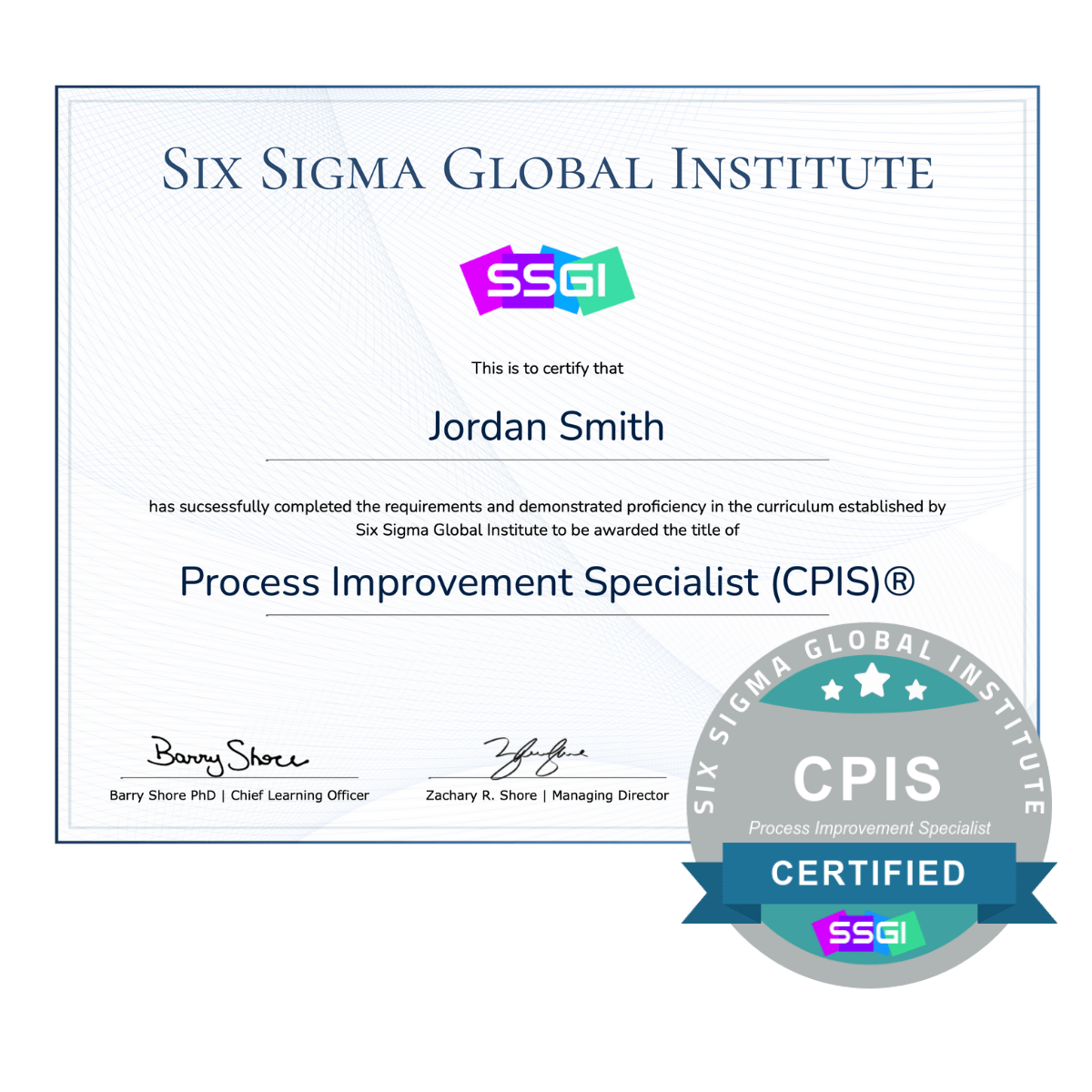 get your process improvement certification online