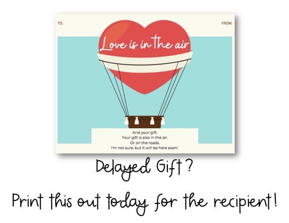 last minute valentines gift certificate now