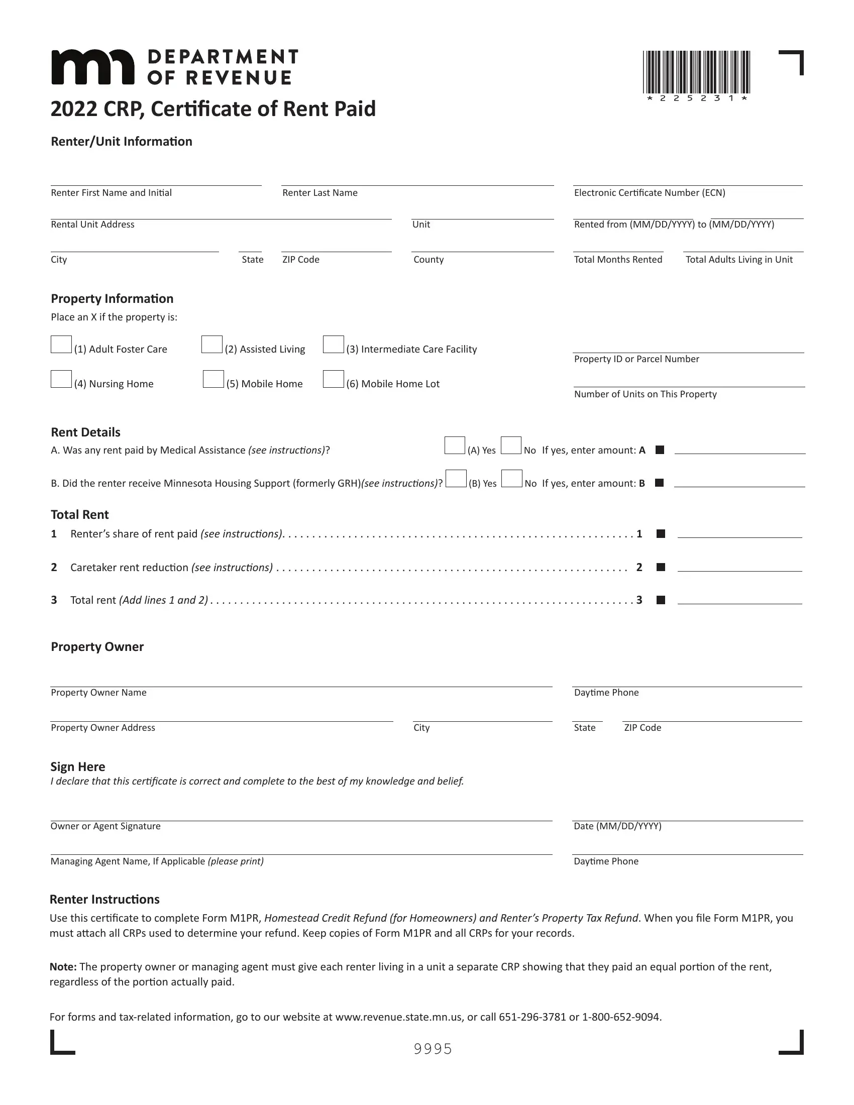 mn rent paid certificate fast easy 2024 guide
