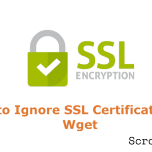 quick wget ignore certificate the simple fix