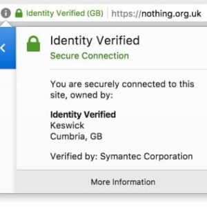 Symantec EV certificate