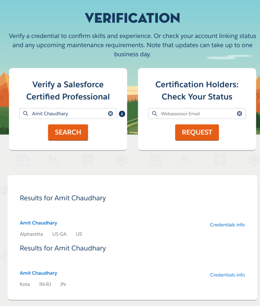 verify salesforce certificate online easy check