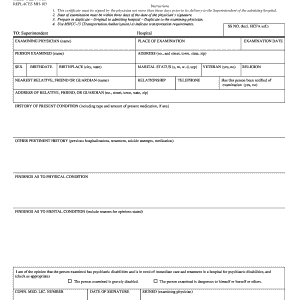 what is a physician emergency certificate definition