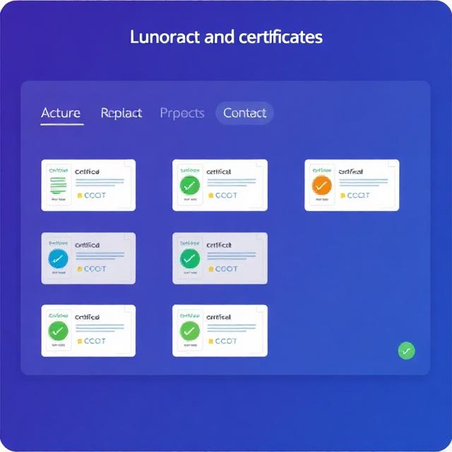 Actively managed certificates