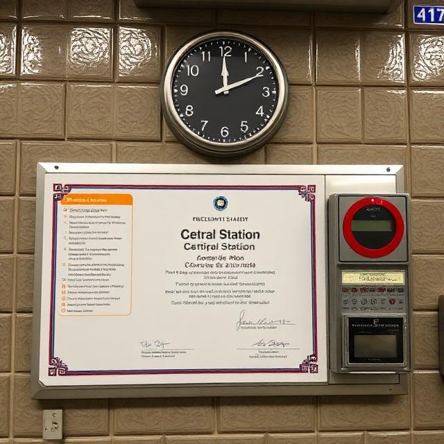 central station alarm certificate
