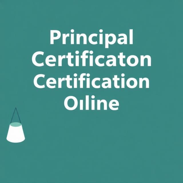 Principal Certification Online